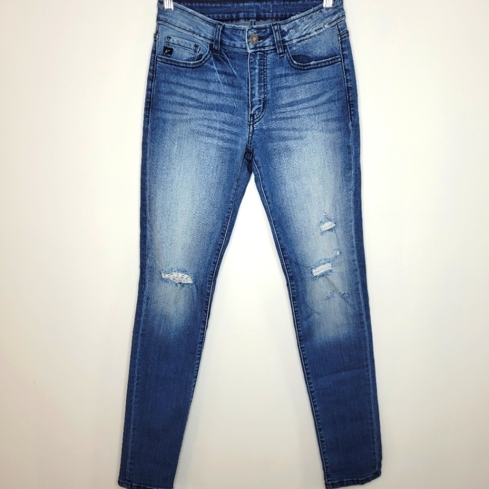 KanCan Skinny Jeans Distressed Sandblasted 24